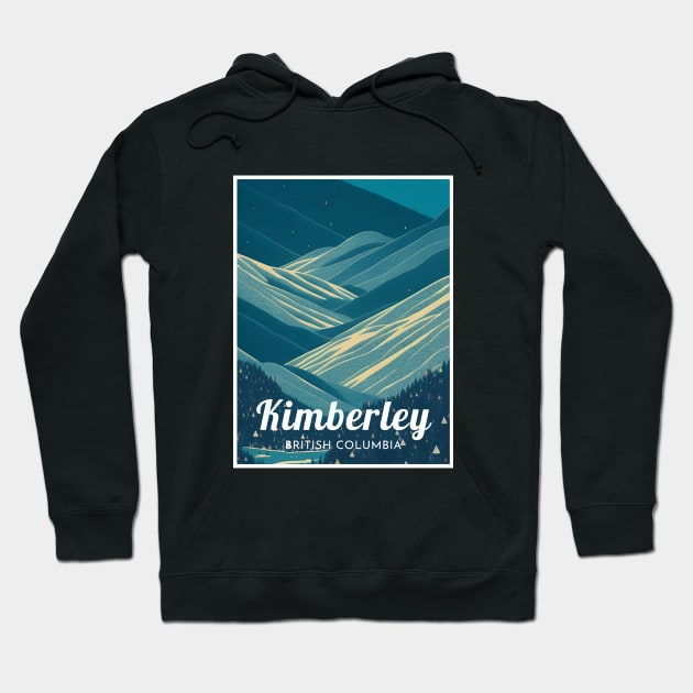 Kimberley British Columbia Canada ski Hoodie by UbunTo